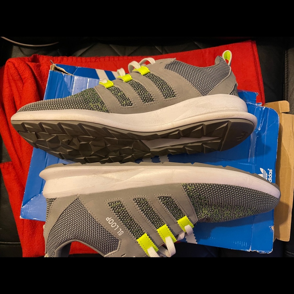 Adidas Sl Loop Size 13 Gray - image 6